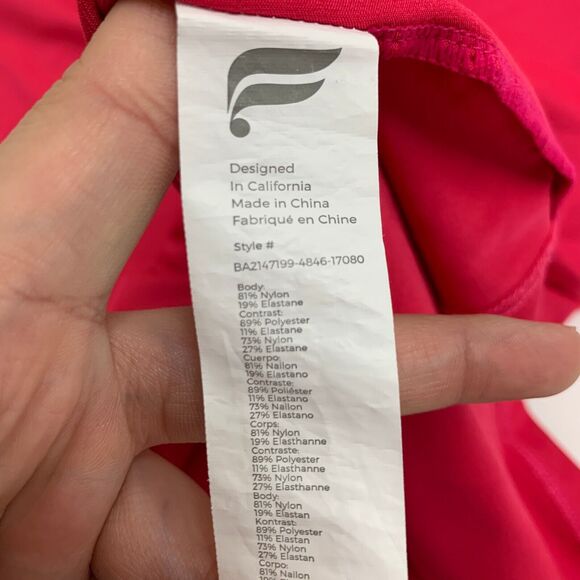 Fabletics Active Tank Top Womens Plus 2X Pink Dropped Armhole Stretch Athletic - Picture 9 of 12